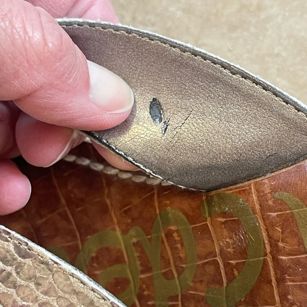 Gorgeous Sam Edelman leather and cork wedges! - Picture 10 of 10